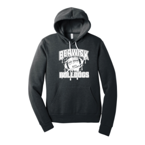 Image of blue berwick bulldogs hoodie